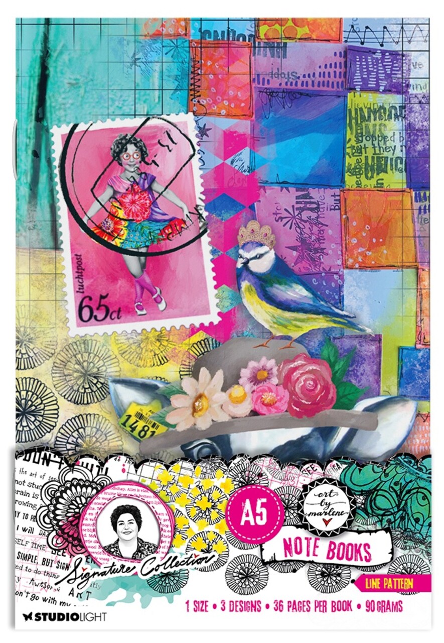 Art By Marlene Signature Collection Notebook 5.8"X8.25"-Nr. 03